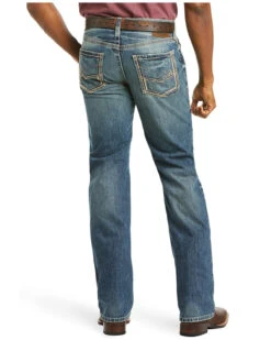 Ariat Men's M5 Ridgeline Medium Wash Slim Straight Jeans -Gates Shop 010C80 GR P2