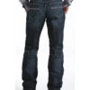 Cinch Men's Carter 2.4 Dark Wash Mid Rise Relaxed Bootcut Performance Jeans -Gates Shop 010K52 88 P1