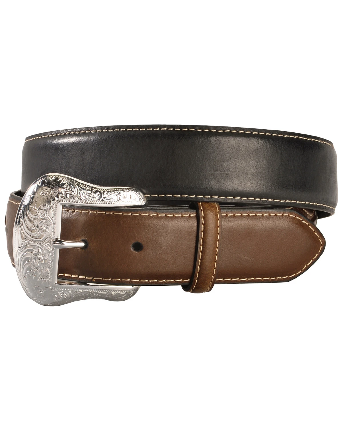 Nocona Concho Billet Leather Belt 3 Nocona Concho Billet Leather Belt