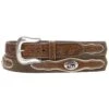 Nocona Cowboy Prayer Concho Tooled Billets Belt -Gates Shop 120P58 22 P1