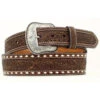 Nocona Belt Co. Men's Tapered Floral Tooled Western Belt -Gates Shop 120X58 41 P1