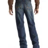 Ariat Men's Blue M3 Multi-Stitch Storm Jeans - Straight Leg -Gates Shop 2000077599 400 P1