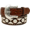 Ariat Men's Leather Diamond Concho Western Belt -Gates Shop 2000218578 280 P1