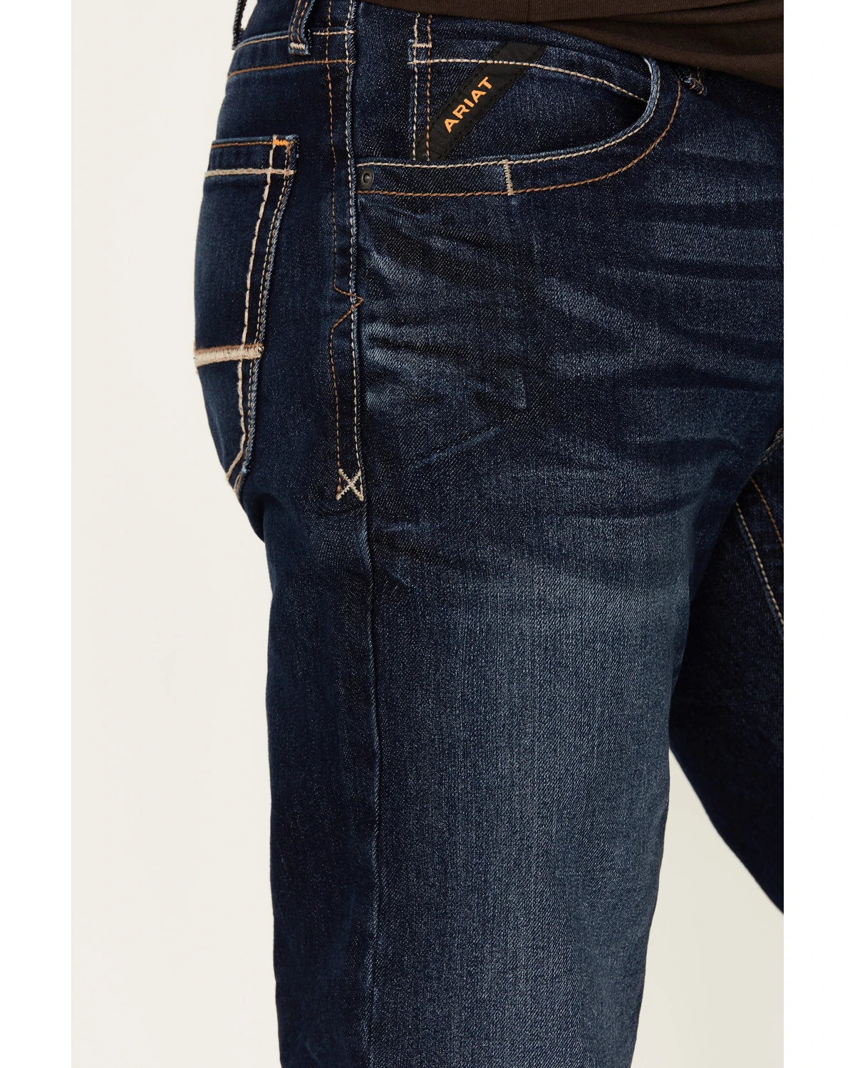 Ariat Men's Rebar M4 Edge Low Rise Maritime Wash Bootcut Jeans 4 Ariat Men's Rebar M4 Edge Low Rise Maritime Wash Bootcut Jeans - Image 2