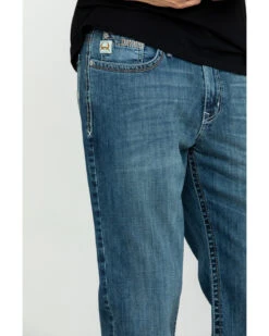 Cinch Men's Grant Medium Stonewash Mid Relaxed Bootcut Jeans -Gates Shop 2000283510 402 P5