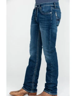 Cinch Men's Ian Medium Stone Wash Slim Boot Jeans 10 Cinch Men's Ian Medium Stone Wash Slim Boot Jeans -Gates Shop 2000288366 402 P3
