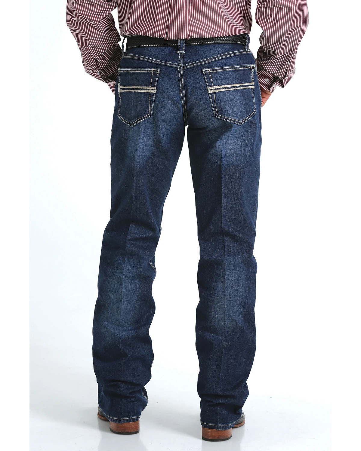 Cinch Men's Carter 2.0 Mid Stone Relaxed Bootcut Jeans 3 Cinch Men's Carter 2.0 Mid Stone Relaxed Bootcut Jeans