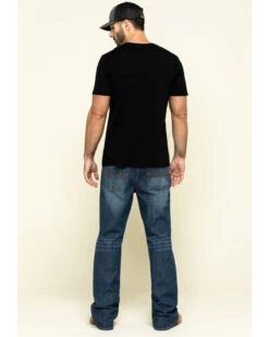 Cody James Men's Wolftooth Medium Wash Stretch Relaxed Bootcut Jeans -Gates Shop 2000295737 400 P5