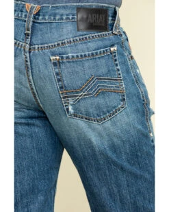 Ariat Men's Riverbend Val Stackable Rigid Relaxed Bootcut Jeans -Gates Shop 2000322090 400 P4