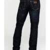 Wrangler Retro Men's Dax Dark Stretch Slim Bootcut Jeans - Long