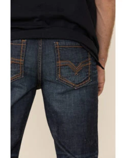 Moonshine Spirit Men's Eating Iron Dark Stretch Slim Straight Jeans -Gates Shop 2000325524 400 P4