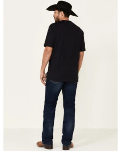 Cinch Men's Ian Rinse Dark Performance Stretch Slim Bootcut Jeans -Gates Shop 2000330782 402 P3