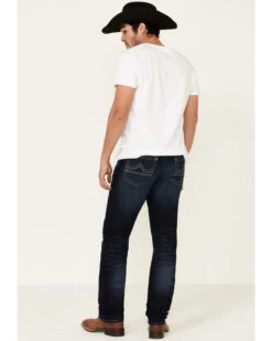 Rock 47 By Wrangler Men's Boogie Woogie Dark Stretch Slim Straight Jeans -Gates Shop 2000331422 400 P3