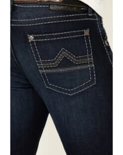 Rock 47 By Wrangler Men's Boogie Woogie Dark Stretch Slim Straight Jeans -Gates Shop 2000331422 400 P4