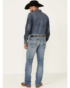 Cinch Men's Ian Medium Stonewash Performance Slim Bootcut Jeans -Gates Shop 2000334656 402 P2