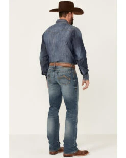 Ariat Men's M4 Campbell 2X Medium Wash Performance Relaxed Bootcut Jeans -Gates Shop 2000341791 400 P3