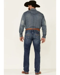Wrangler 20X Men's Shore Medium Wash Stretch Slim Straight Jeans - Long 9 Wrangler 20X Men's Shore Medium Wash Stretch Slim Straight Jeans - Long -Gates Shop 2000342095 400 P4
