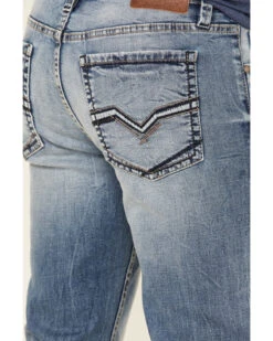 Moonshine Spirit Men's Grant Medium Wash Stretch Slim Straight Jeans -Gates Shop 2000342634 400 P3