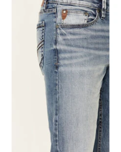 Moonshine Spirit Men's Grant Medium Wash Stretch Slim Straight Jeans -Gates Shop 2000342634 400 P4