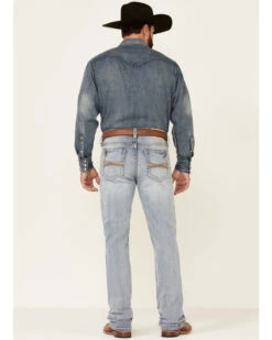 Cody James Core Men's Ringo Light Wash Performance Stretch Stackable Straight Jeans -Gates Shop 2000342678 400 P4