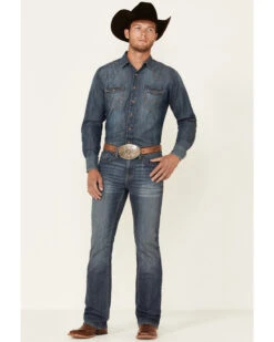 Cody James Men's Doc Medium Wash Stretch Slim Bootcut Jeans