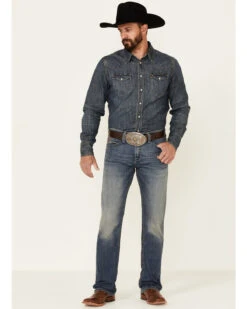 Ariat Men's M7 Jayce Offroad Medium Wash Stretch Slim Straight Jeans