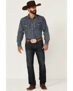 Rock & Roll Denim Men's Vintage Dark Revolver Stretch Slim Straight Jeans 8 Rock & Roll Denim Men's Vintage Dark Revolver Stretch Slim Straight Jeans -Gates Shop 2000351108 400 P3