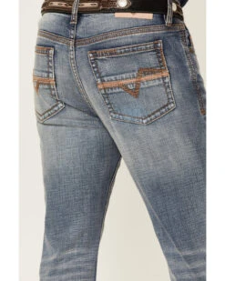 Cody James Core Men's Bear Down Light Wash Stretch Slim Bootcut Jeans 9 Cody James Core Men's Bear Down Light Wash Stretch Slim Bootcut Jeans -Gates Shop 2000351786 400 P4