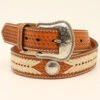 Nocona Men's Rawhide Chevron Laced Western Belt -Gates Shop 2000352017 280 P1