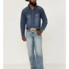 Cinch Men' Grant Light Stonewash Performance Bootcut Jeans -Gates Shop 2000355944 402 P1