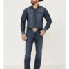RANK 45 Men's Shotgun Wash Stackable Slim Straight Stretch Performance Jeans -Gates Shop 2000359243 415 P1