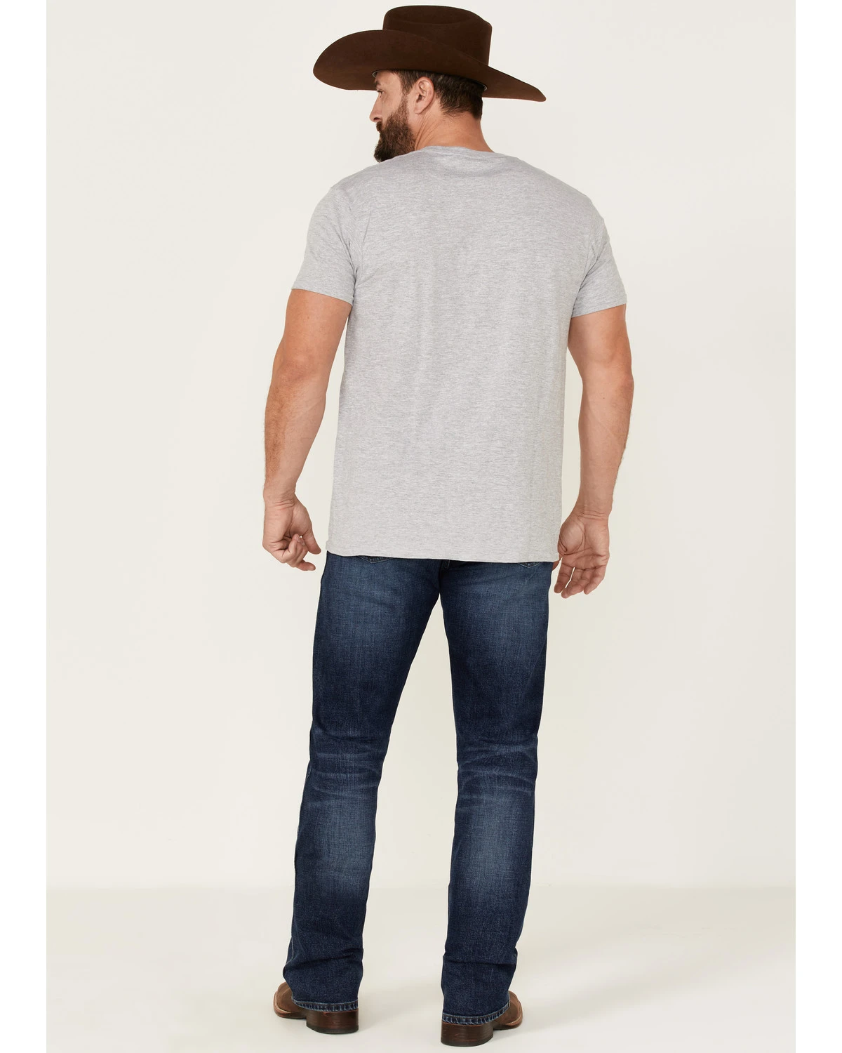 Wrangler Retro Men's Eastbrook Dark Wash Stretch Slim Bootcut Jeans 5 Wrangler Retro Men's Eastbrook Dark Wash Stretch Slim Bootcut Jeans - Image 3