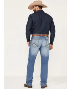 Rock 47 By Wrangler Men's Barlow Light Wash Slim Straight Jeans -Gates Shop 2000359726 412 P3