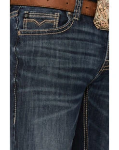 Rock & Roll Denim Men's Pistol Reflex Stretch Regular Straight Jeans -Gates Shop 2000361611 400 P4