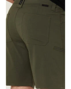 Wrangler ATG Men's All-Terrain Deep Olive Asymmetric Cargo Shorts -Gates Shop 2000361703 341 P4