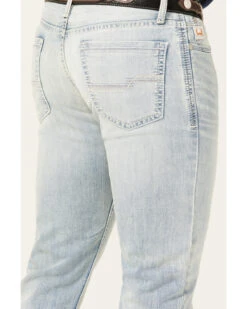 Cinch Men's Ian Light Stonewash Performance Stretch Slim Bootcut Jeans -Gates Shop 2000362747 402 P4