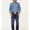 Wrangler Retro Men's Merriam Dark Wash Stretch Slim Bootcut Jeans -Gates Shop 2000365062 416 P1