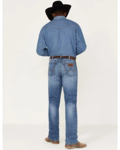 Wrangler Retro Men's Llano Light Medium Wash Stretch Slim Bootcut Jeans 8 Wrangler Retro Men's Llano Light Medium Wash Stretch Slim Bootcut Jeans -Gates Shop 2000365069 413 P3