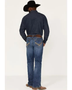 Rock 47 By Wrangler Men's Baltic Light Medium Wash Stretch Slim Bootcut Jeans 8 Rock 47 By Wrangler Men's Baltic Light Medium Wash Stretch Slim Bootcut Jeans -Gates Shop 2000365079 413 P3
