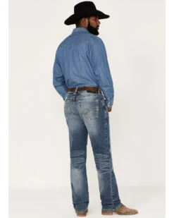 Ariat Men's M2 Dakota Wilson Medium Wash Stretch Relaxed Stackable Bootcut Jeans -Gates Shop 2000371949 400 P3