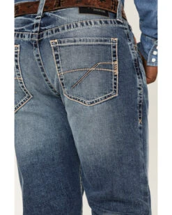 Ariat Men's M2 Dakota Wilson Medium Wash Stretch Relaxed Stackable Bootcut Jeans -Gates Shop 2000371949 400 P4