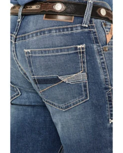 Ariat Men's M4 Walden Claudio Medium Wash Stretch Relaxed Straight Jeans -Gates Shop 2000371953 400 P3