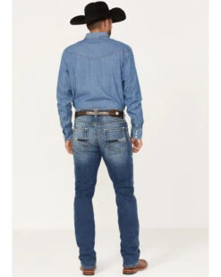 Ariat Men's M4 Walden Claudio Medium Wash Stretch Relaxed Straight Jeans -Gates Shop 2000371953 400 P4