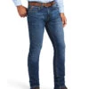 Ariat Men's M8 Kelton Bodine Medium Wash Modern Tek Stretch Slim Leg Jeans -Gates Shop 2000371958 400 P1