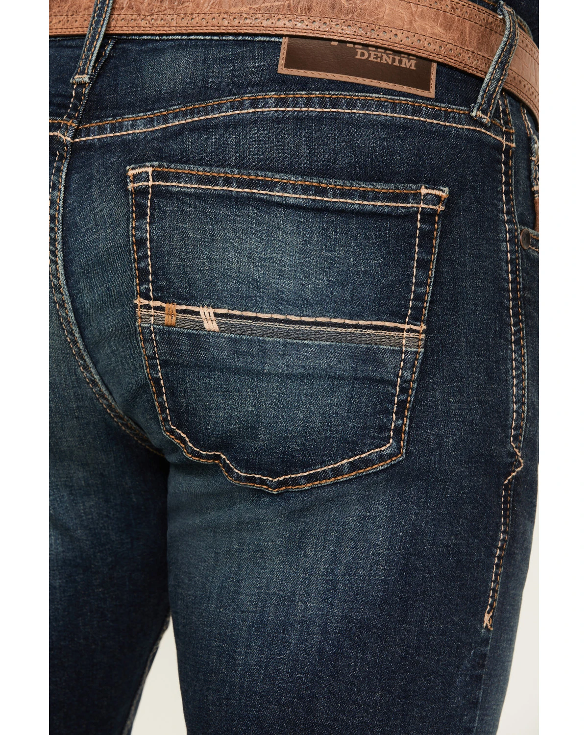 Ariat Men's M8 Morro Brawley Dark Wash Modern Slim Tapered Jeans 6 Ariat Men's M8 Morro Brawley Dark Wash Modern Slim Tapered Jeans - Image 4