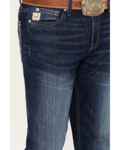 Cinch Men's Ian Medium Wash Slim Boot Performance Stretch Denim Jeans -Gates Shop 2000373481 402 P2