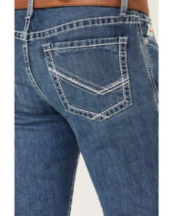 Cinch Men's Ian Medium Wash Slim Bootcut Performance Jeans -Gates Shop 2000373497 402 P4