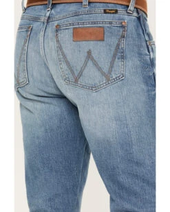 Wrangler Retro Men's 77MWP Medium Wash Slim Boot Stretch Denim Jeans -Gates Shop 2000374572 413 P4