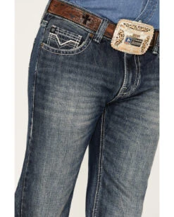 Rock & Roll Denim Men's Pistol Medium Vintage Wash Straight Jeans -Gates Shop 2000375487 414 P4