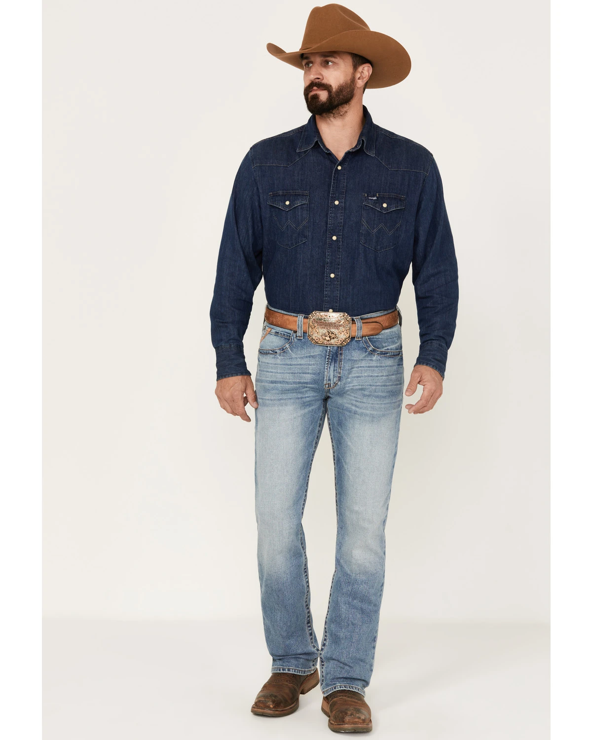 Ariat Men's M4 Relaxed Madera Straight Stretch Denim Jeans - Big 3 Ariat Men's M4 Relaxed Madera Straight Stretch Denim Jeans - Big